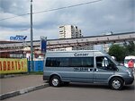 Бесплатный автобус Genser в пункт аренды автомобилей АрендаАвто-нкб на ул.Добролюбова