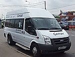 Бесплатный автобус Genser в пункт аренды автомобилей АрендаАвто-нкб на Новорязанском шоссе